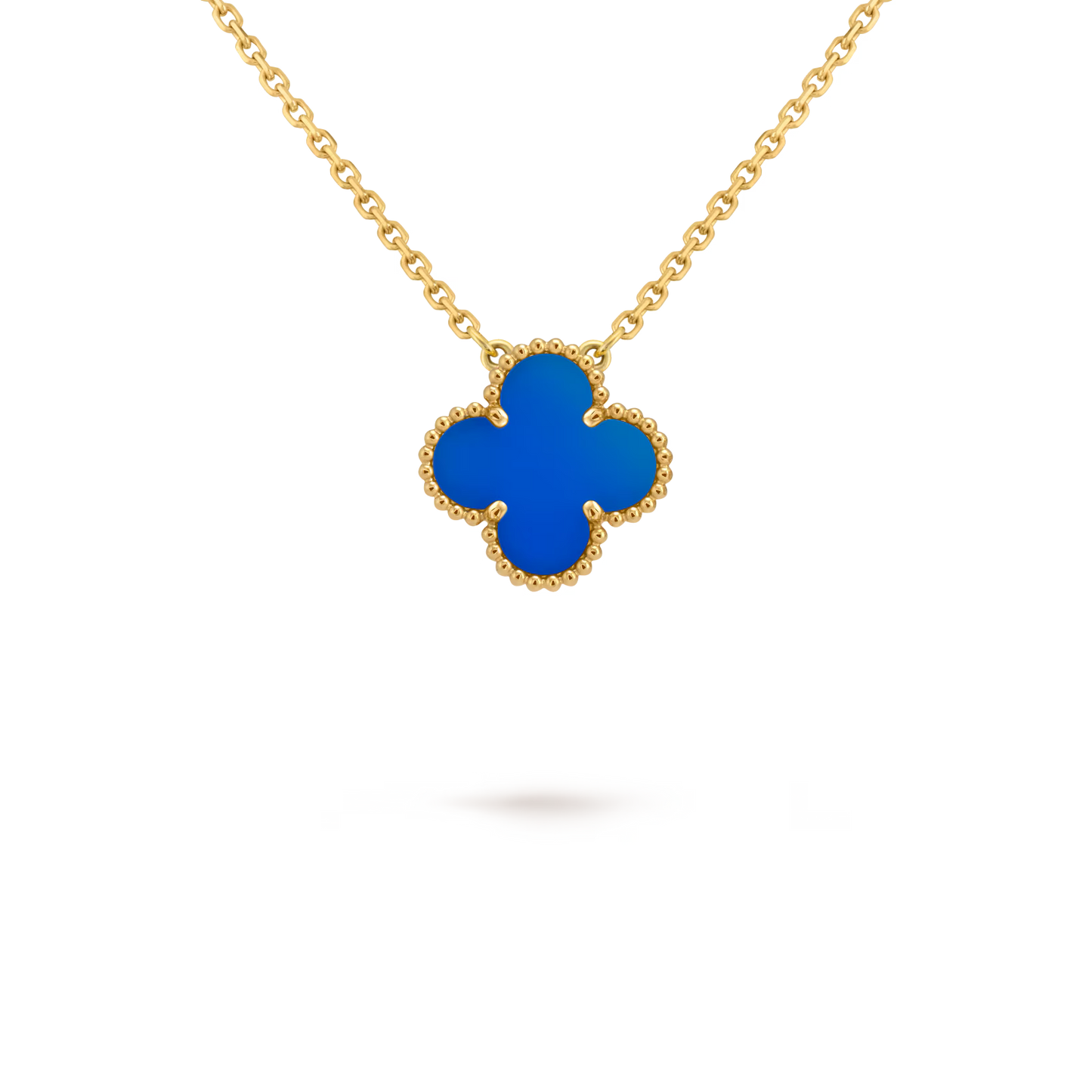 Gold Clover Necklace - 18k Gold